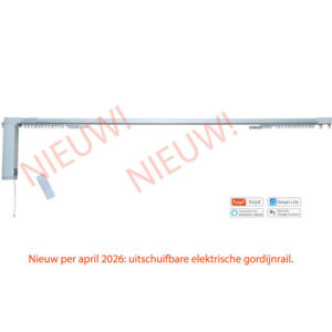 Luxe uitschuifbare gordijnrail